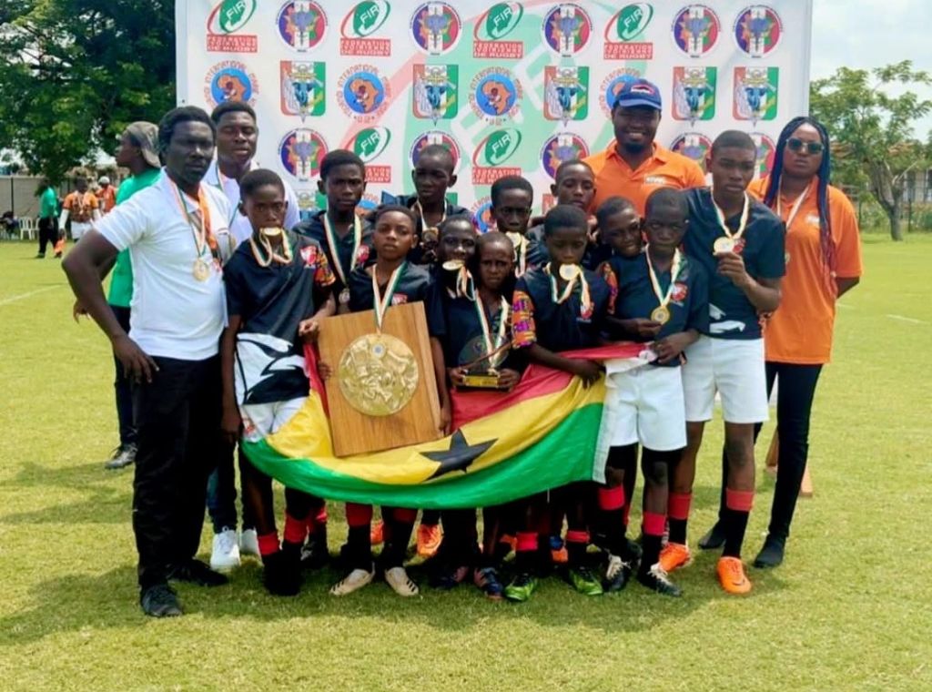 Ghana’s U-12 rugby stars stun hosts Ivory Coast to claim historic West African title