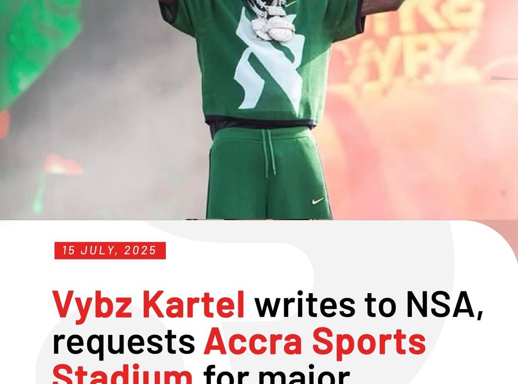 Vybz Kartel plots December concert in Ghana, eyes Accra Sports Stadium as venue