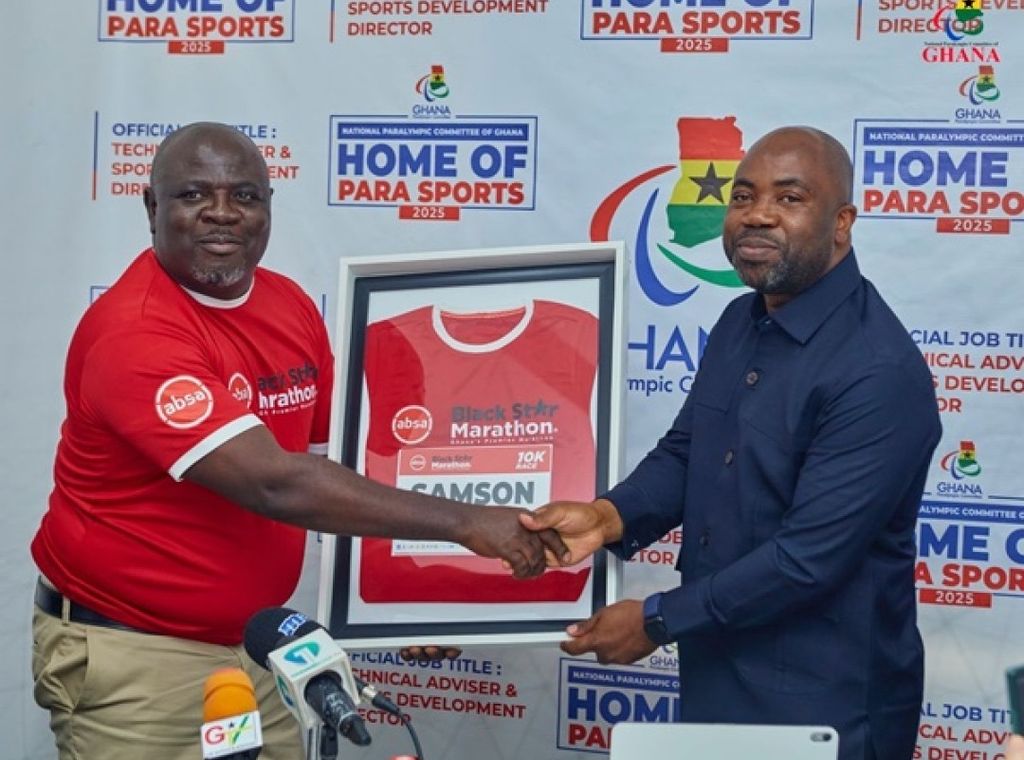 Absa Black Star Marathon team meet African Paralympic chief ahead of 26 July event