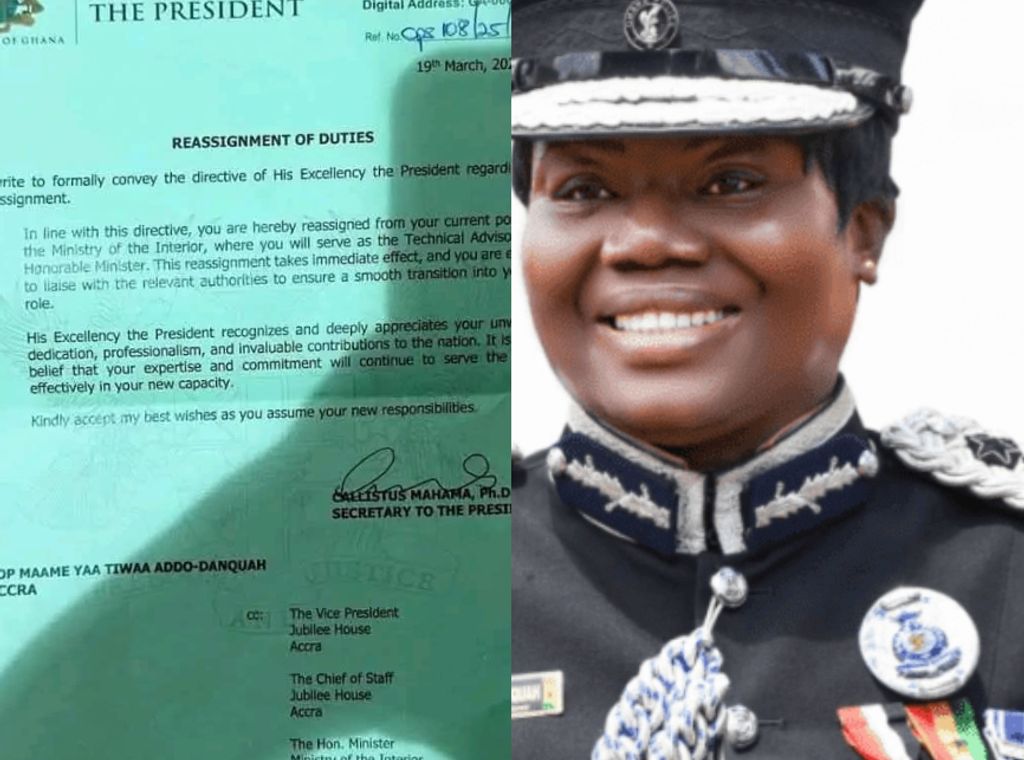 COP Maame Yaa Tiwaa reassigned to Interior Ministry as Technical Advisor 