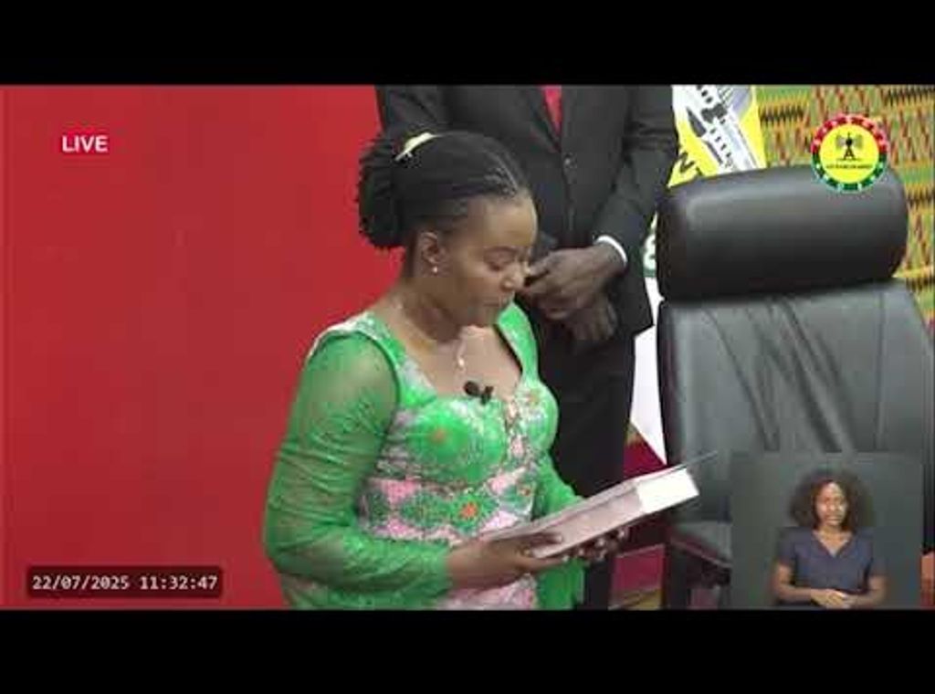 Ewurabena Aubynn sworn in as Member of Parliament for Ablekuma North