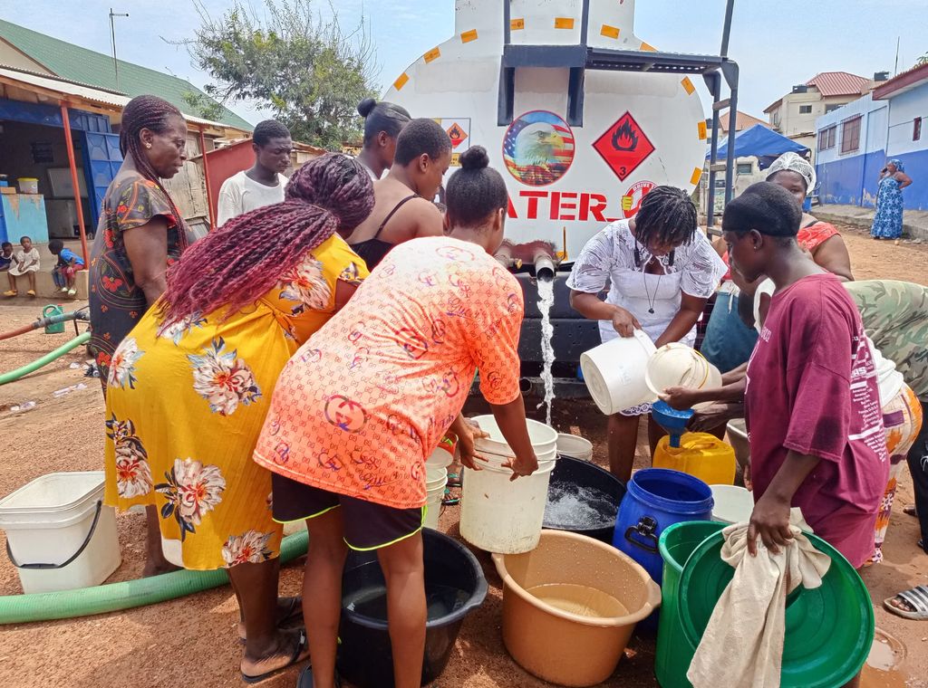 G/A: Tema West: Residents of Tema West rally for water supply support amid crisis