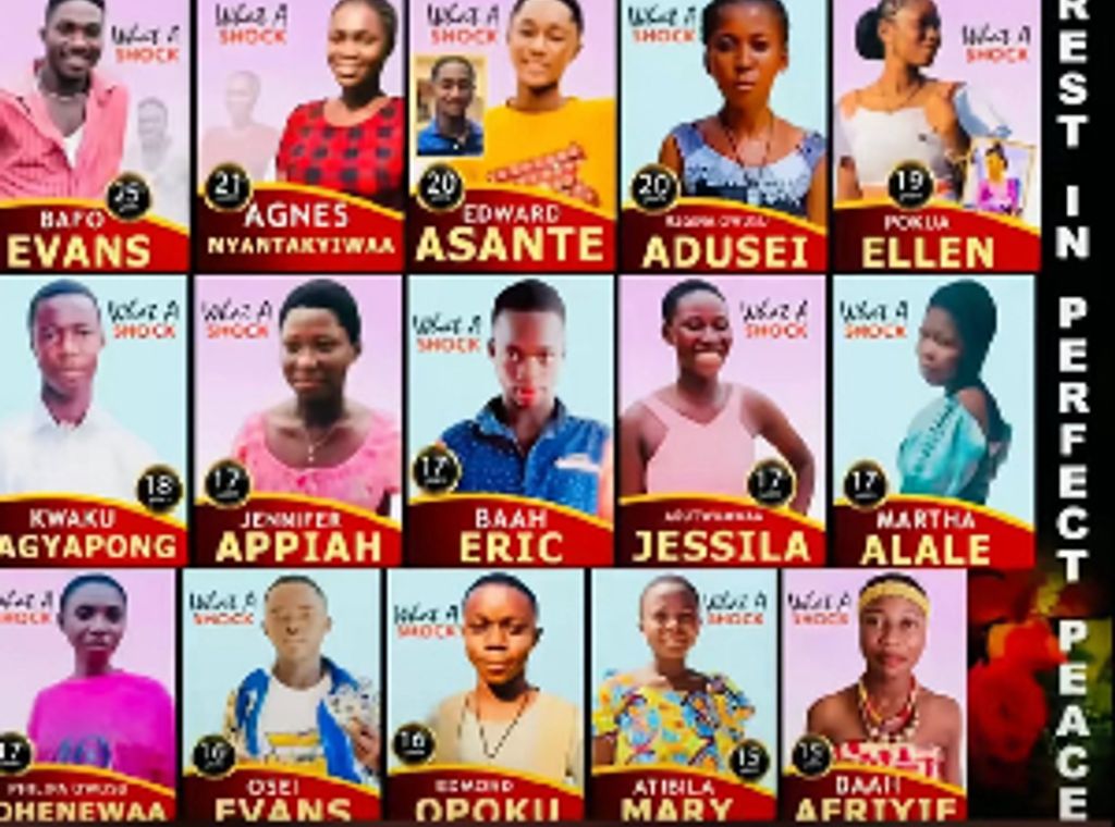 Obogu Mourns: 16 youth killed in Accra-Kumasi Highway crash to be laid to rest 