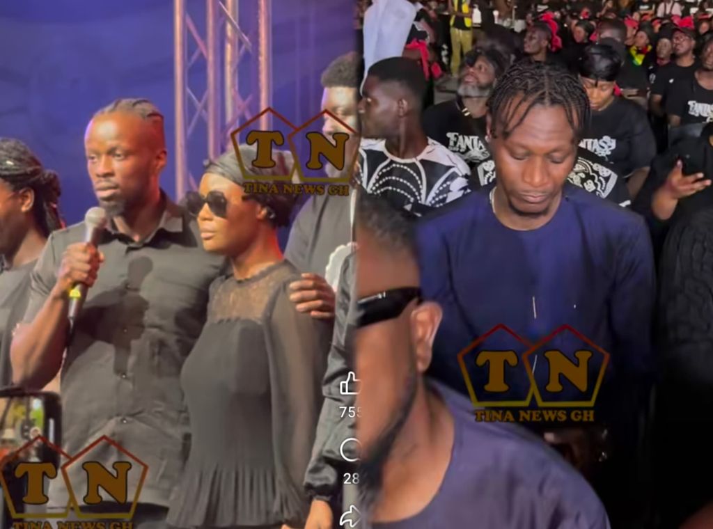 Tears flow as Daddy Lumba's children deliver heartfelt tributes at vigil