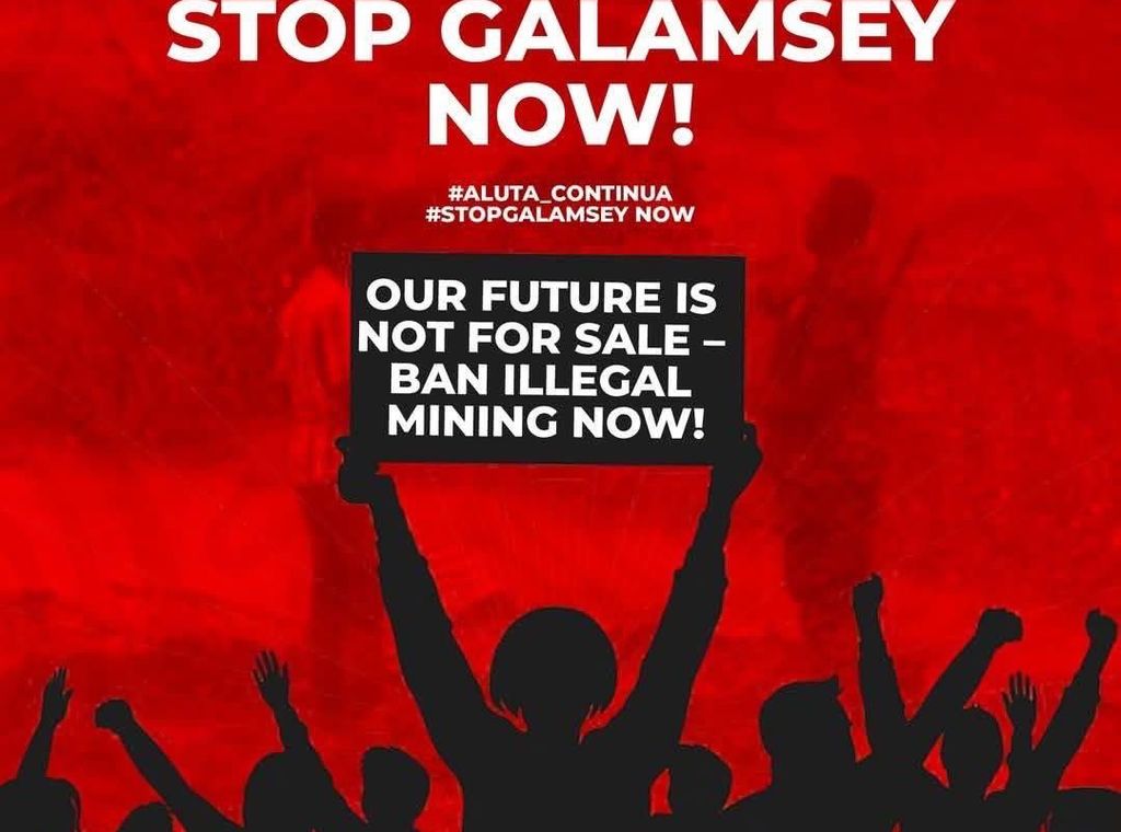 Okatakyie hints at another demonstration against galamsey : "Our future Is not for sale”