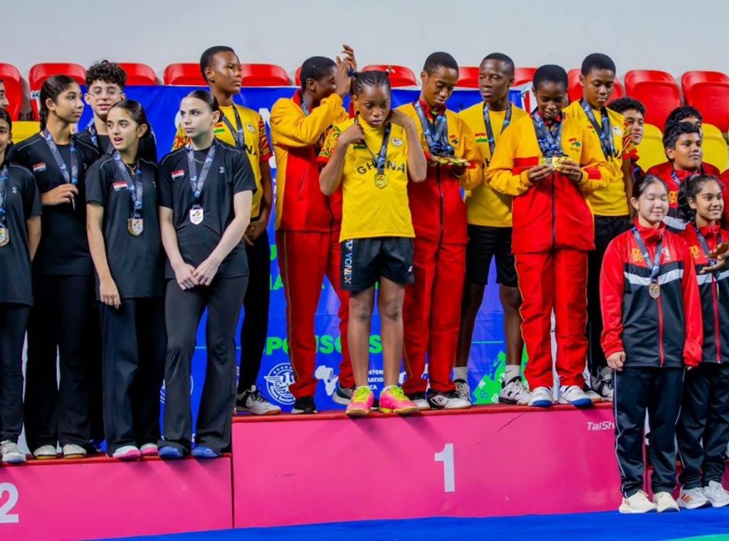 Ghana’s teen badminton stars sweep gold at All-African U-15 Championships in Accra