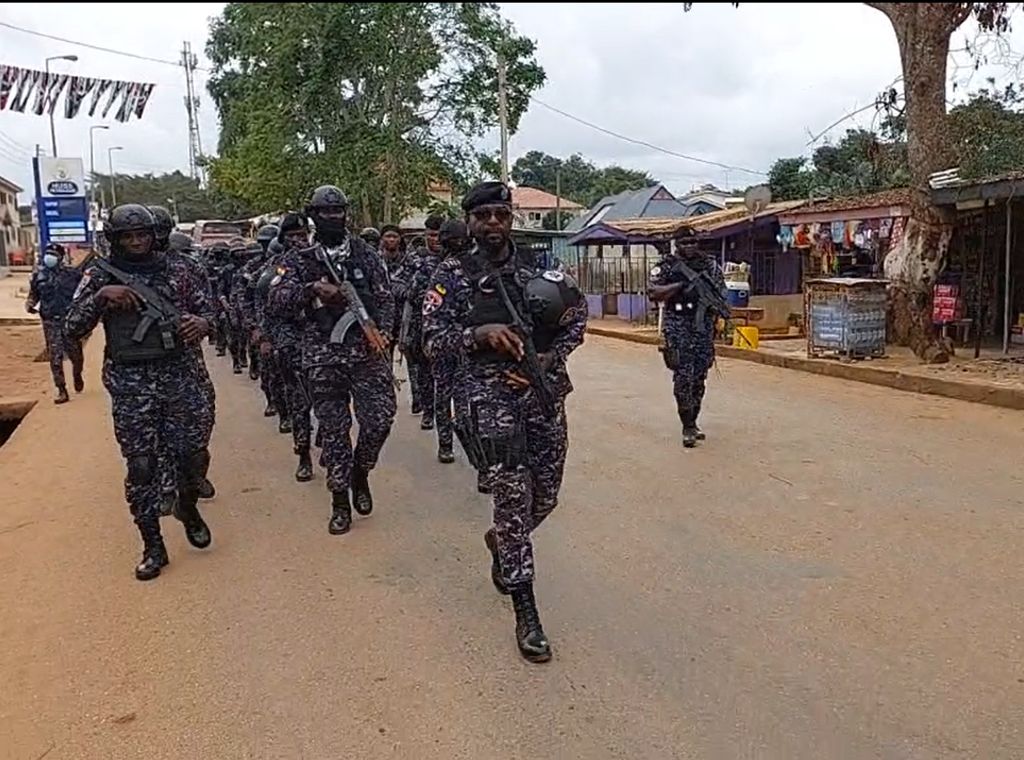 Ghana Police Service holds assurance parade ahead of Akwatia by-election