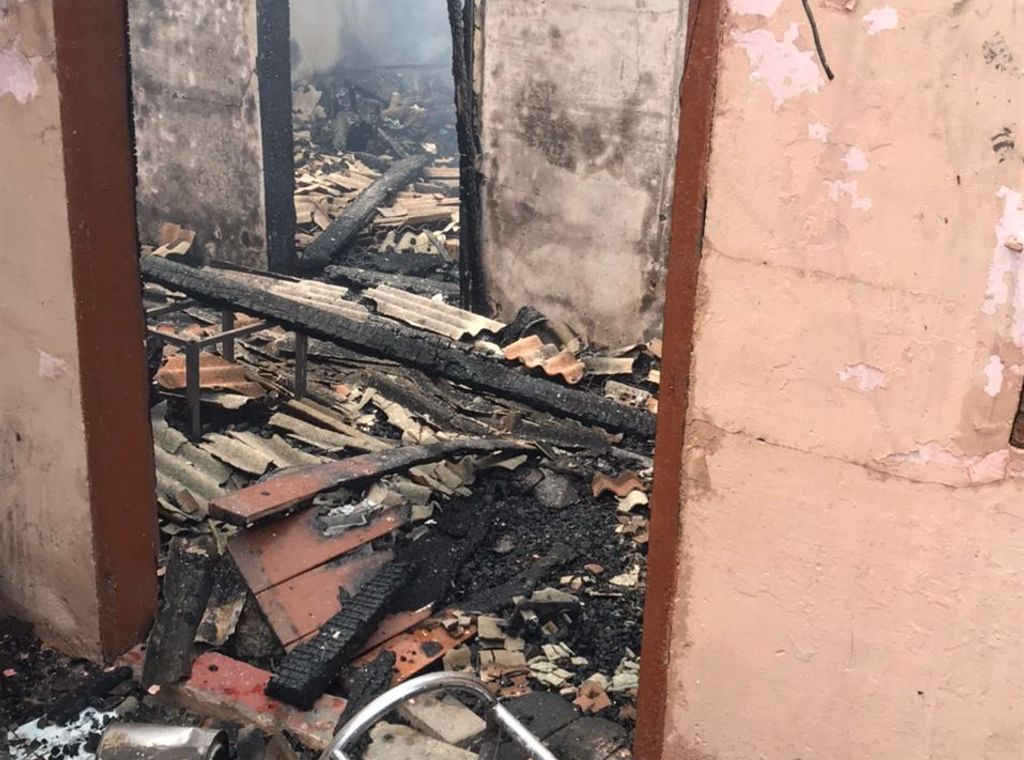 Fire destroys homes in Darkuman Kokompe