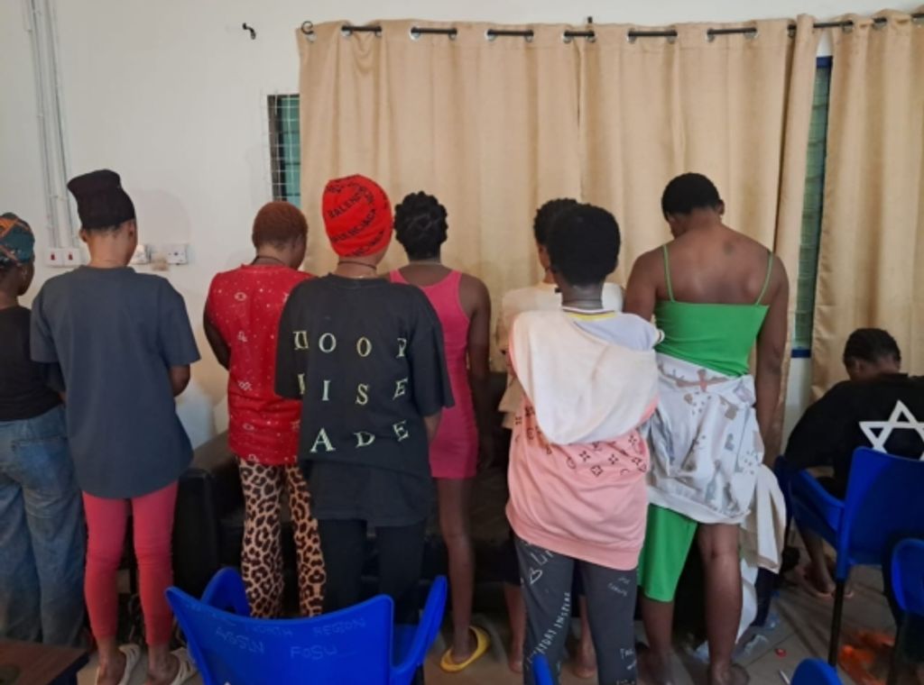 Police bust human trafficking ring in Upper Denkyira West: 39 arrested, 33 victims rescued