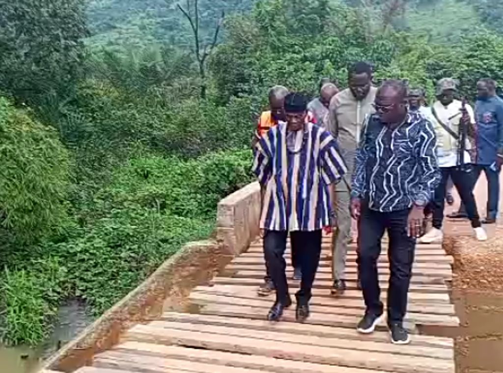 Oti Regional Minister inspects Nkwanta South infrastructure projects amidst concerns over deplorable conditions