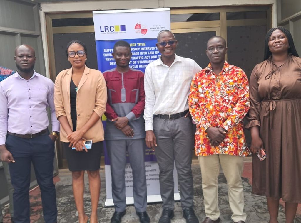 Legal Resources Centre engages journalists to champion road safety advocacy in Ghana