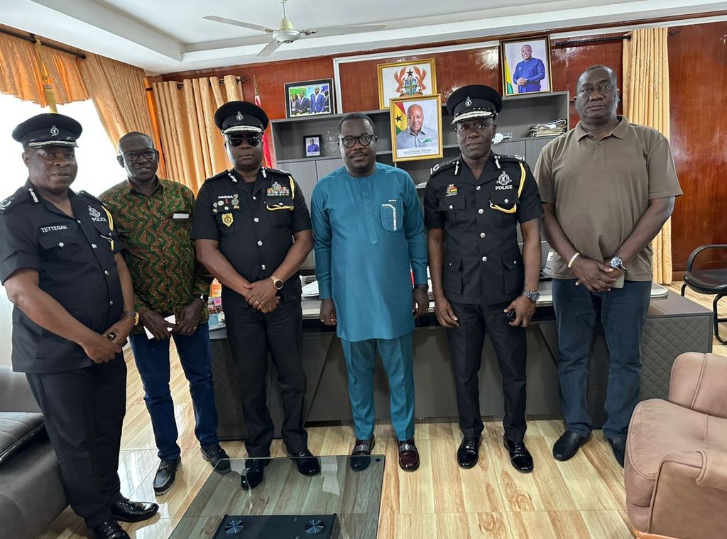 Sampa Disturbances: IGP visits injured officers, sends a high-powered delegation and reinforcement teams to Sampa
