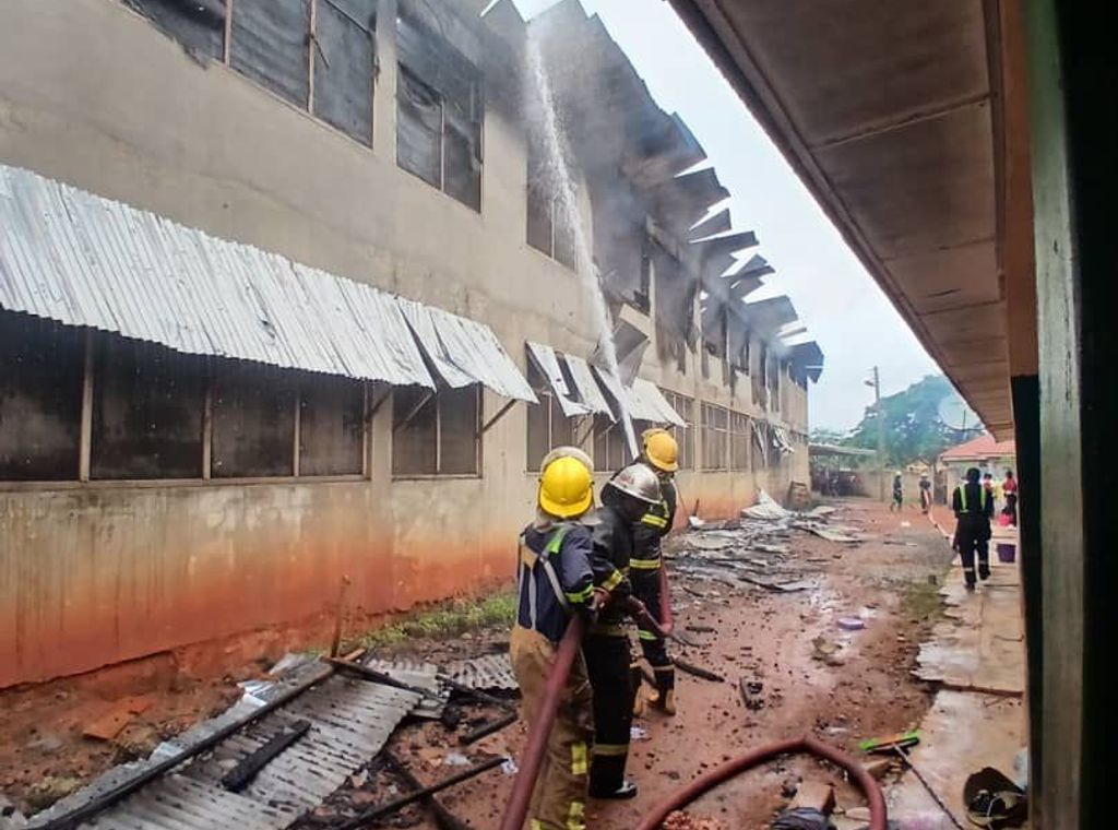 Fire ravages Kwapong Nursing and Midwifery Training College, no casualties reported