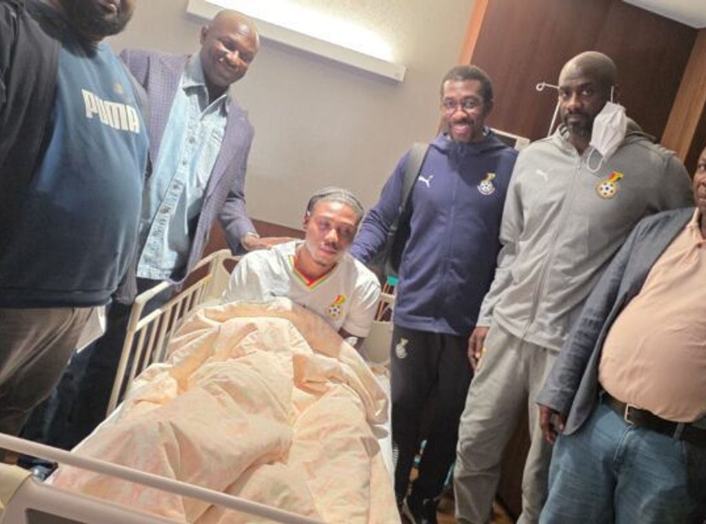 Black Stars star Francis Abu has successful surgery after horror leg break in Japan friendly