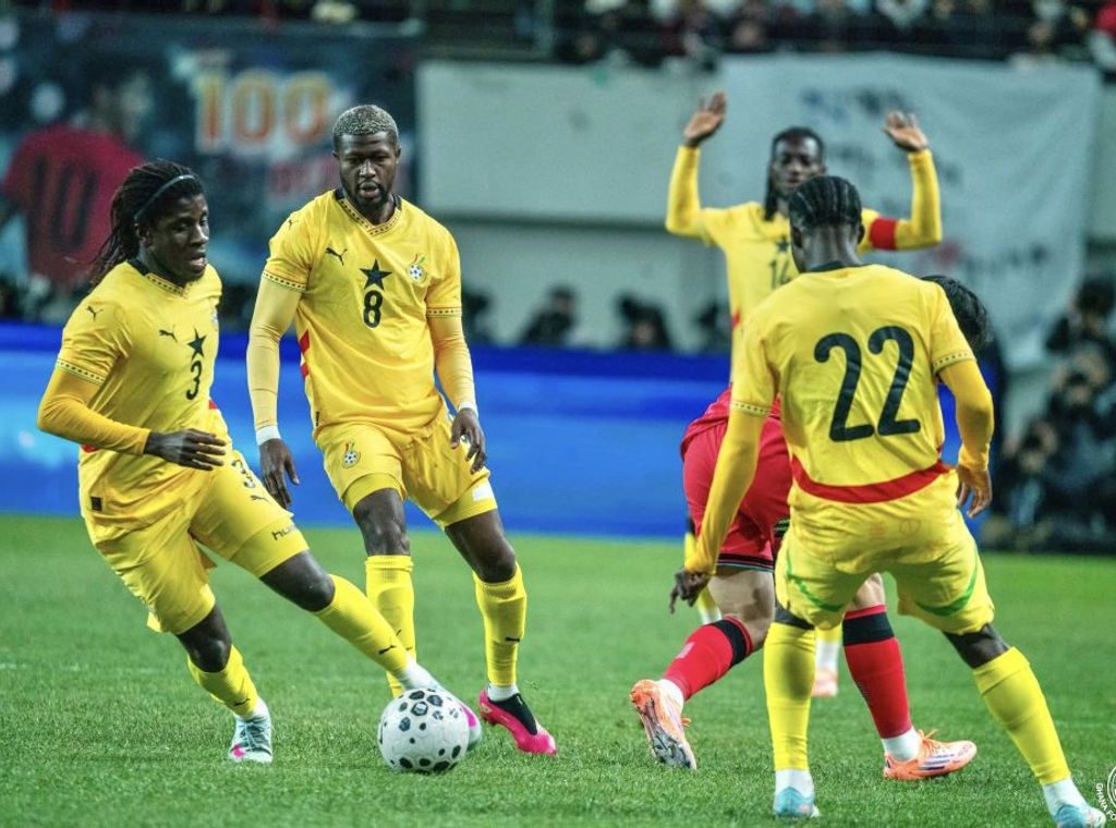 Black Stars fall to South Korea despite Asare heroics in Seoul