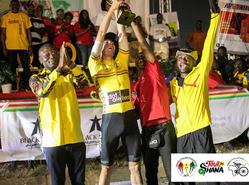 Belgian cyclists sweep podium in thrilling Tour du Ghana grand finale