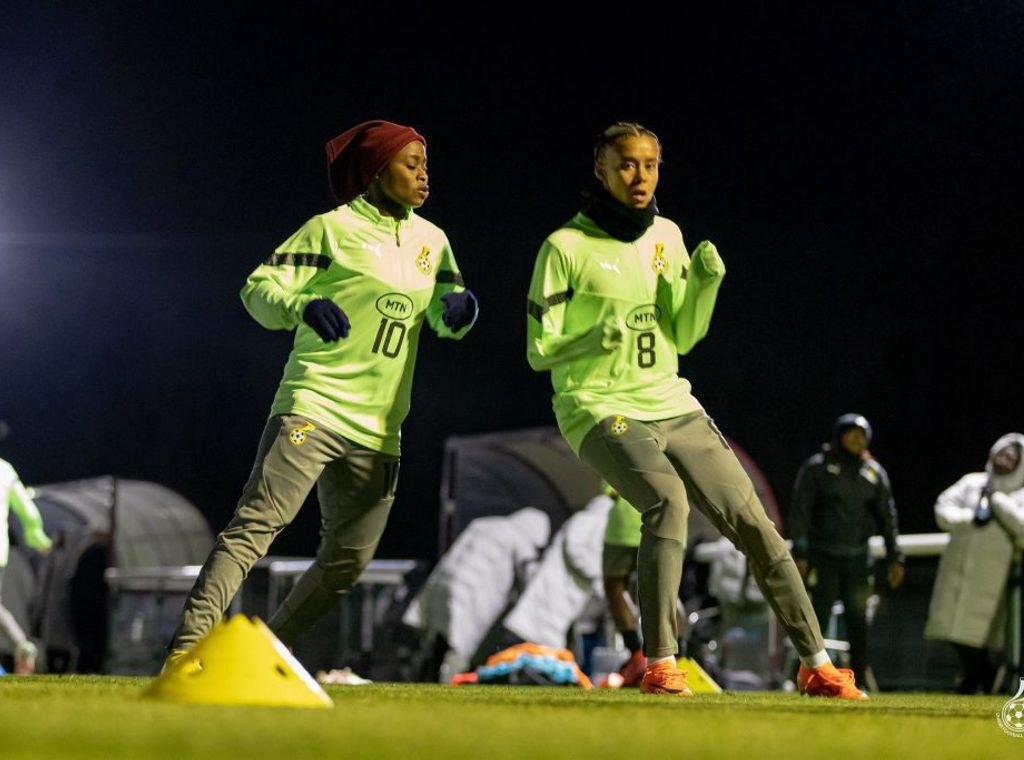 Black Queens brave cold for high-tempo training at Aston Villa ahead of Lionesses clash