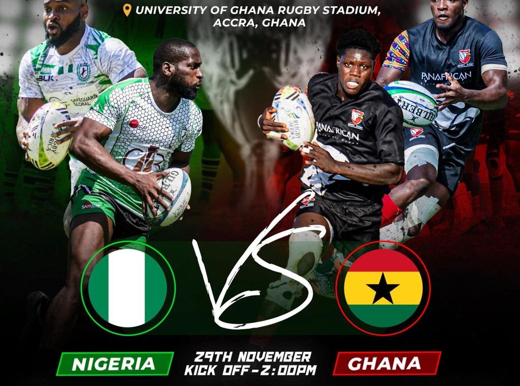 Ghana's Eagles face Nigeria's Stallions in the 2025 Heritage Rugby Cup