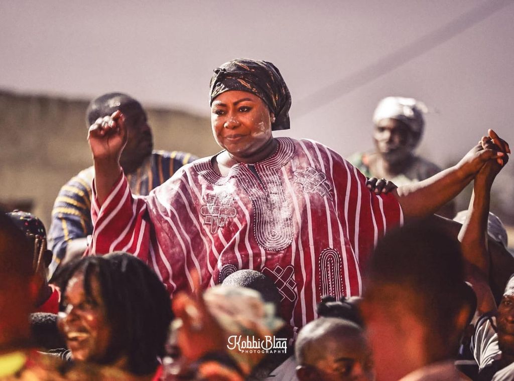 Gifty Anti Enstool as Mpuntuhemaa of Ekumfi Nanaben