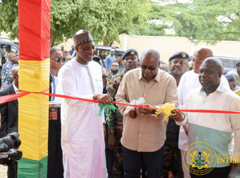 Mahama opens National Signals Bureau’s Volta Regional Command