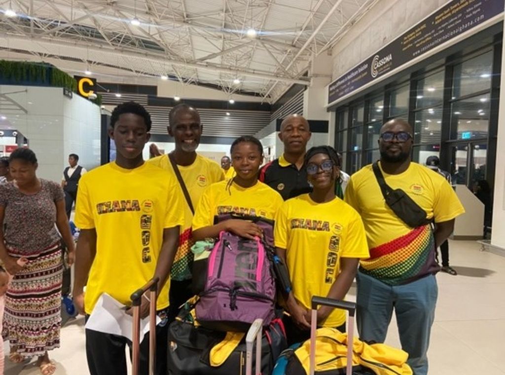 Ghana's young swim stars set off for African Youth Games