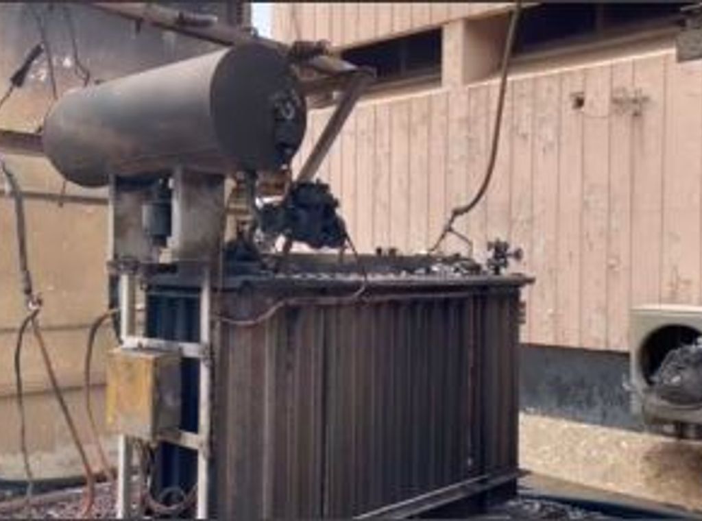 Blaze engulfs section of ECG’s Achimota bulk supply station ‘H’