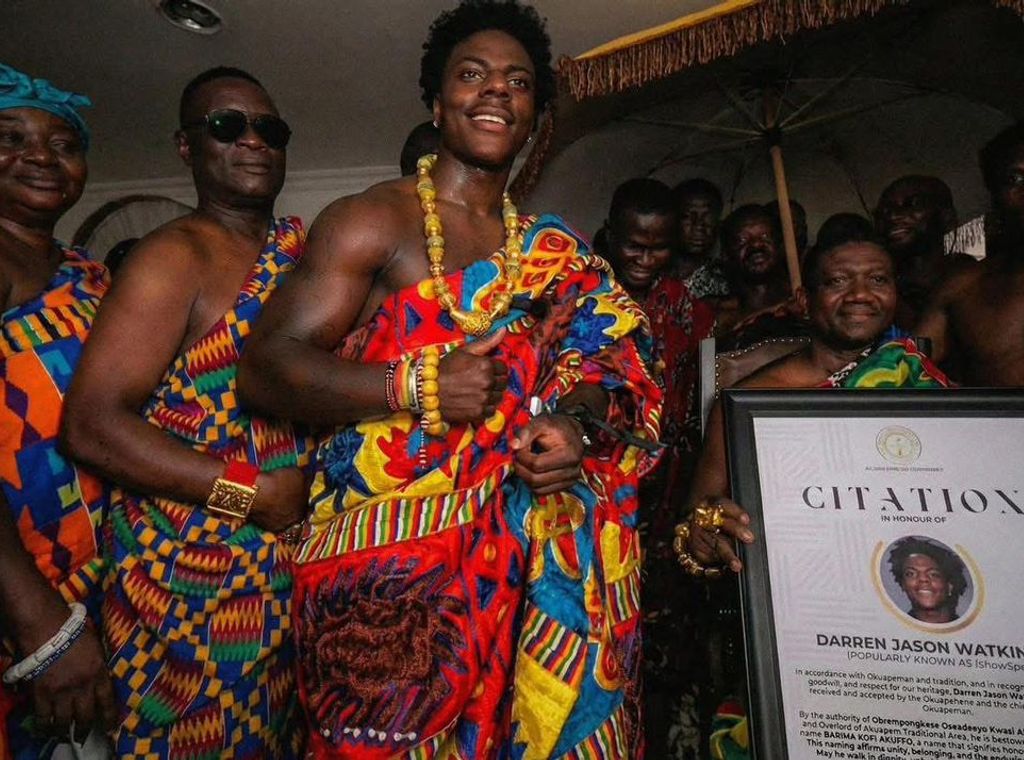From streamer to royalty:  Ghana gives IShowSpeed an unforgettable welcome