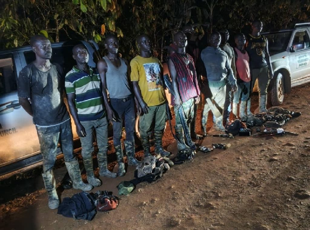 NAIMOS taskforce dismantles multiple galamsey sites, seizes heavy equipment in Ashanti Region