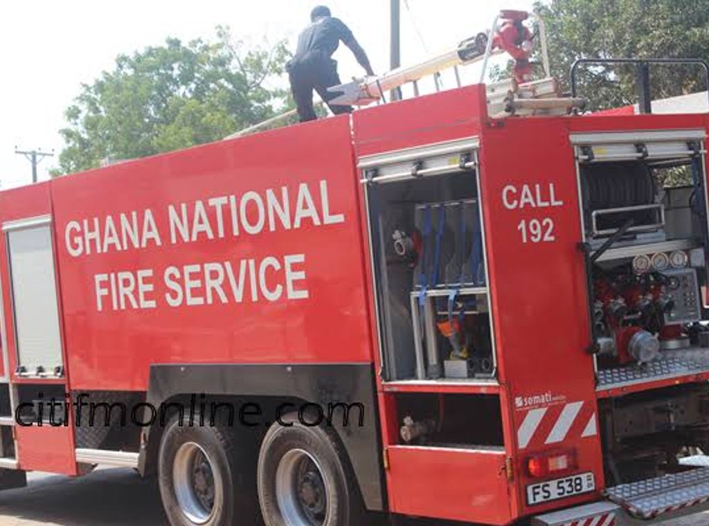 GNFS conducts public fire safety campaign in Krachi West