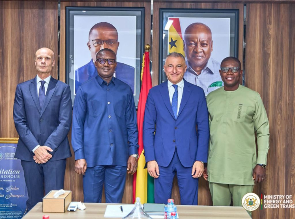 Gov't reaffirms commitment to energy investment as ENI expands operations in Ghana