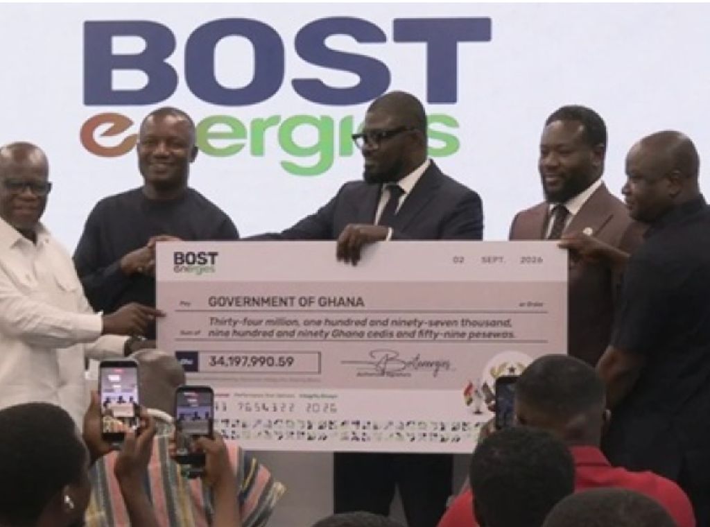BOSTEnergies pays GH¢34.2m dividend to gov’t for the first time