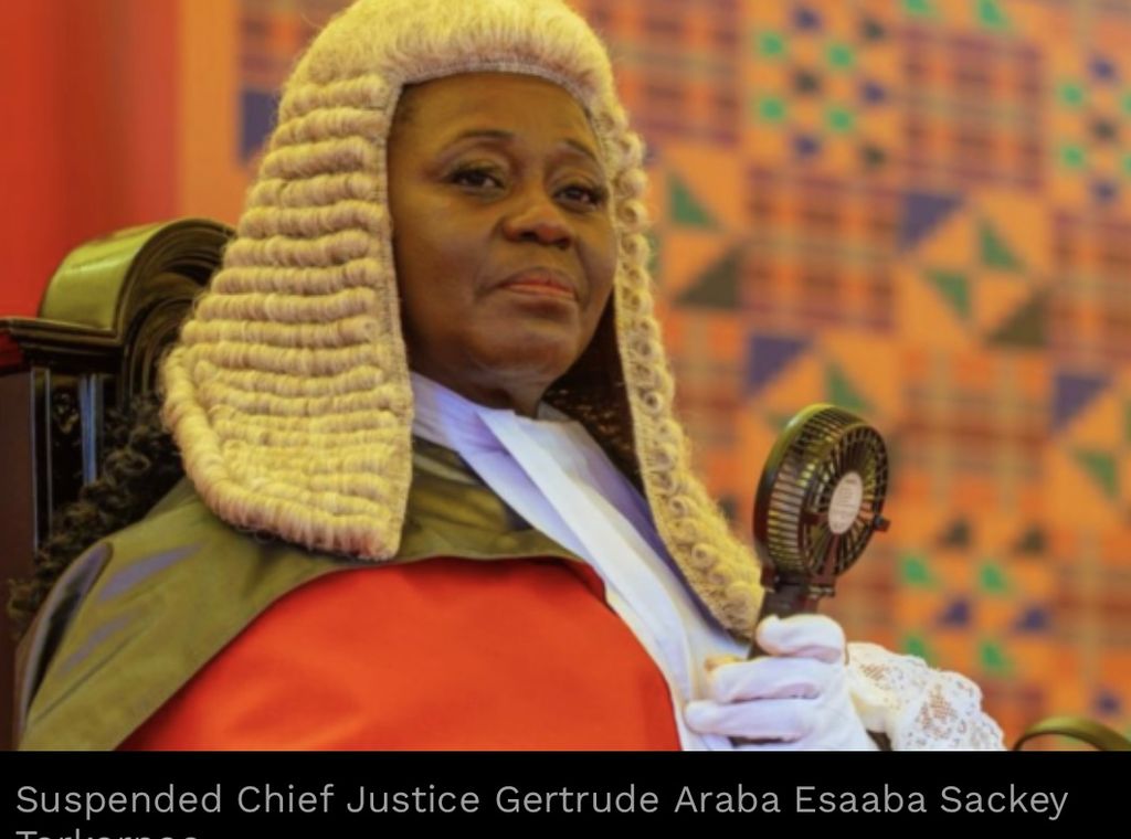 Suspended Chief Justice Torkornoo condemns ‘escalating violations’ in ongoing inquiry