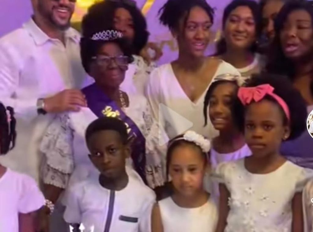 Majid Michel’s daughter Keira makes a rare public sppearance at her Grandma's birthday celebration