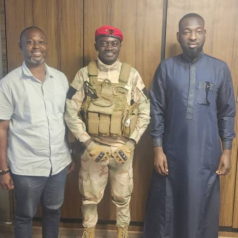 Lil Win pays courtesy call on Afro-Arab Group President ahead of movie premiere