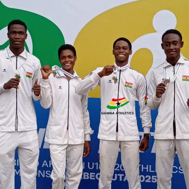 Ghana’s next-gen athletes shine with four medals at U20 African Championships