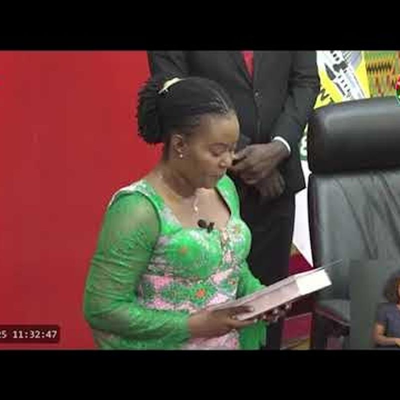 Ewurabena Aubynn sworn in as Member of Parliament for Ablekuma North
