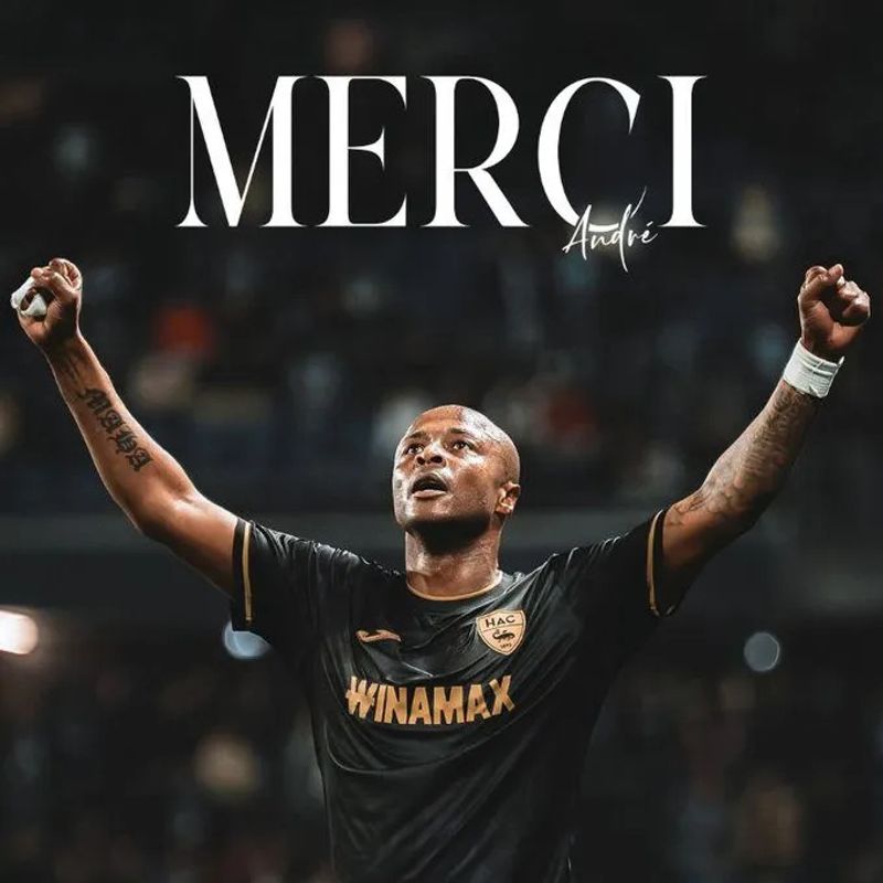 Le Havre bids an emotional farewell to André Ayew