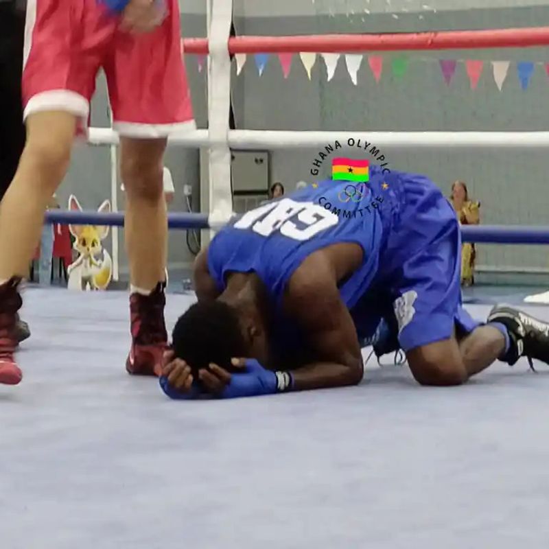 William Laryea clinches Boxing Silver at African School games in Algeria