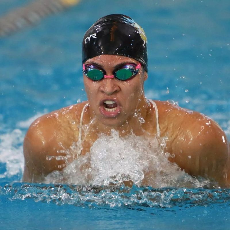 Joselle Mensah smashes 2 national records in historic World Aquatics championships debut