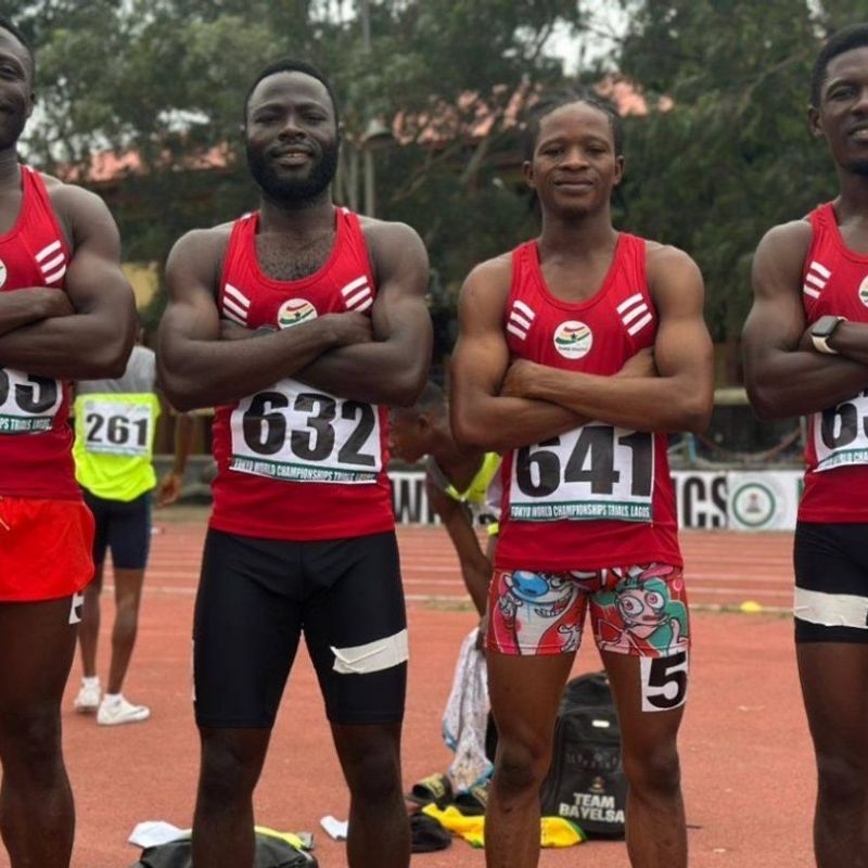 Ghana’s 4x100m relay team storms to bronze at Nigeria trials