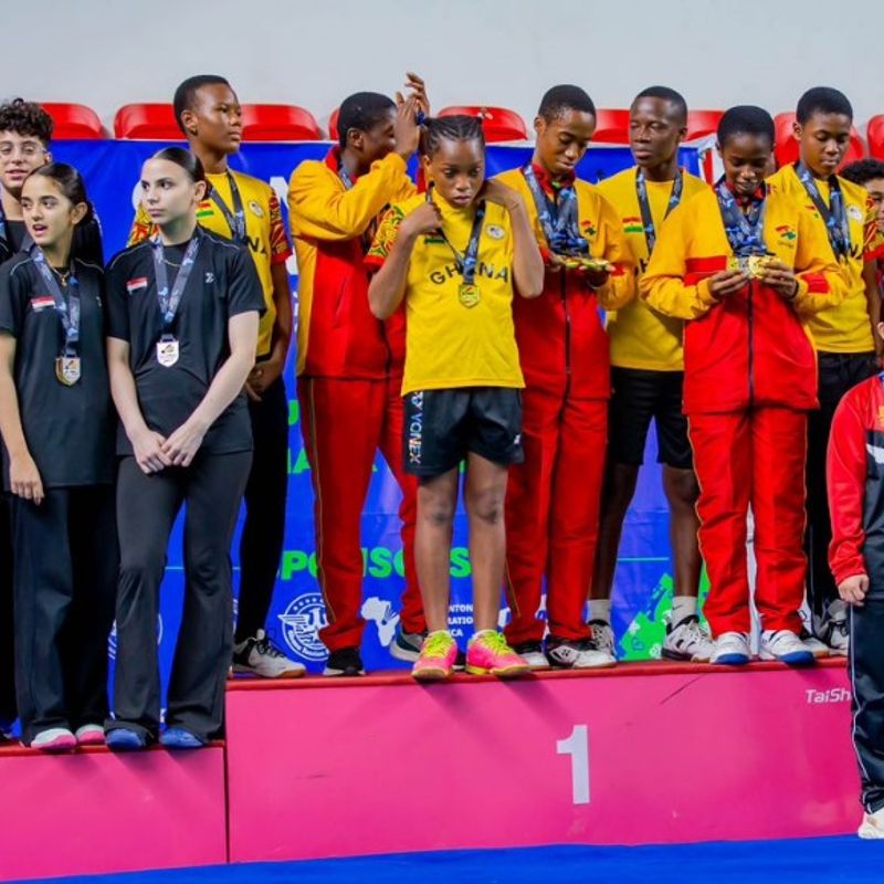 Ghana’s teen badminton stars sweep gold at All-African U-15 Championships in Accra