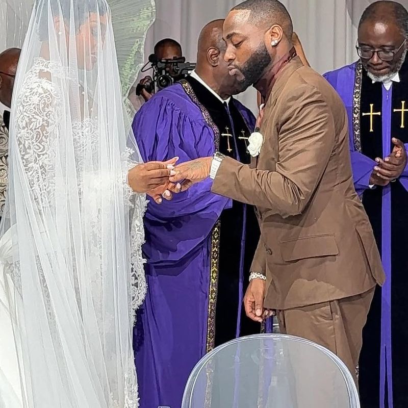 Davido marries Chioma in Miami, calls her his 'Love, Peace, and Home'
