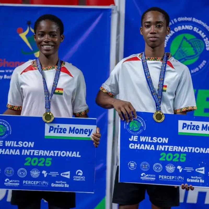 Ghana and Nigeria shine at JE Wilson Junior Badminton Championships