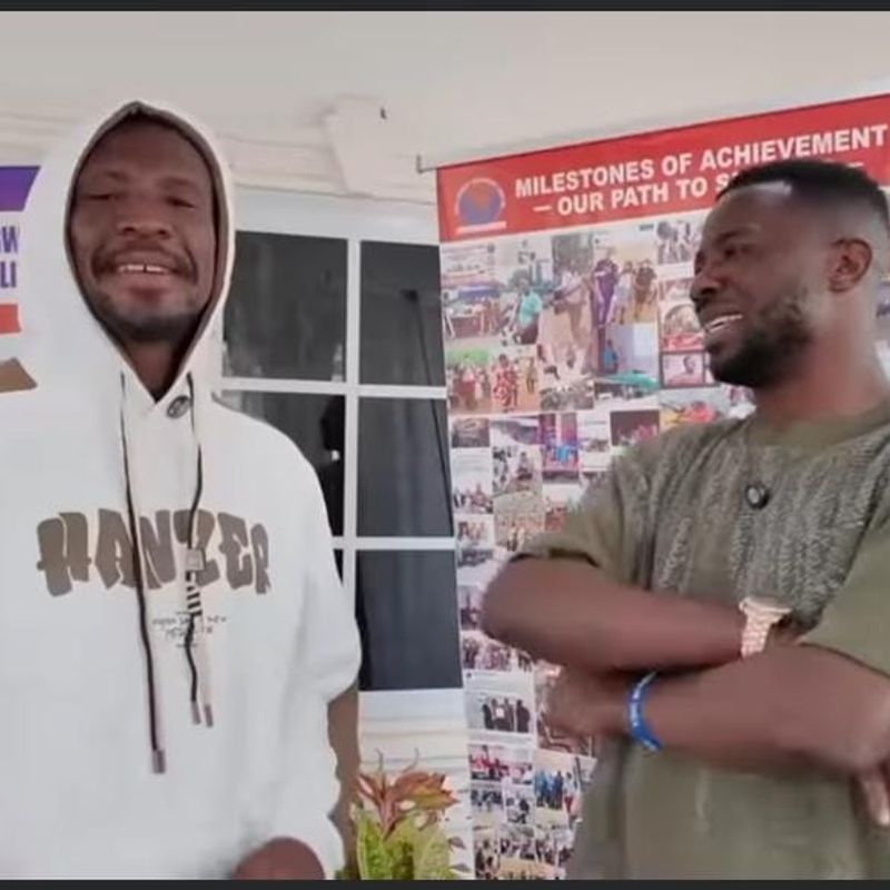 Okomfour Kwadee looks healthy as Kwaku Manu pays a surprise visit to the rehab centre