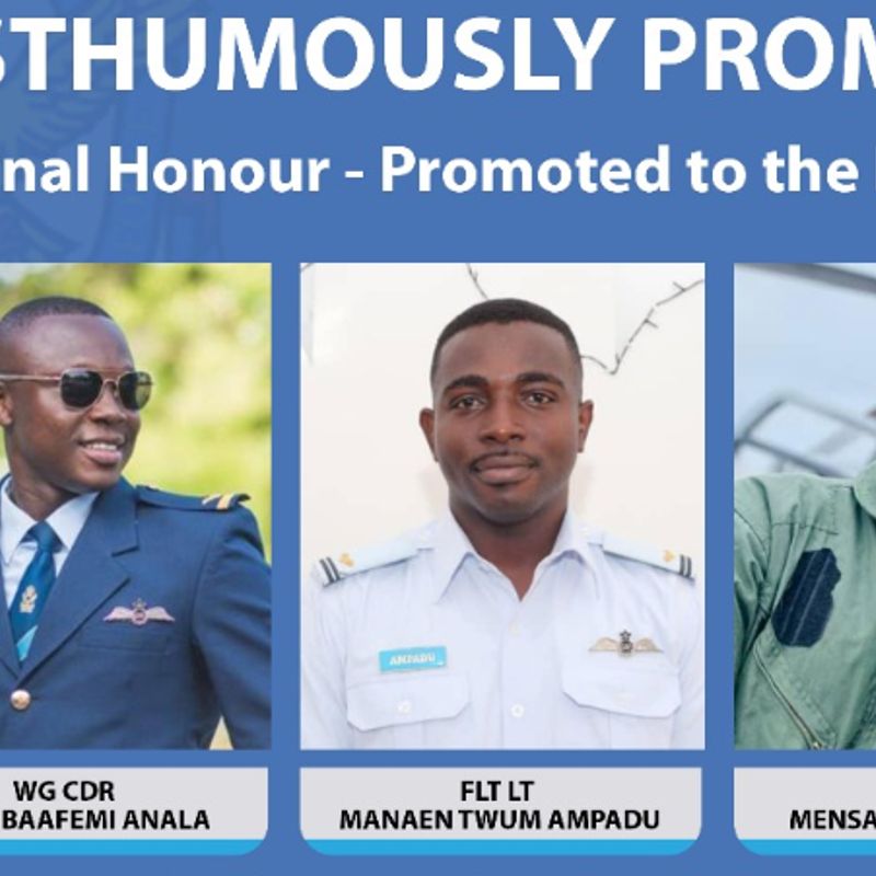 Mahama approves posthumous promotions for helicopter crash victims