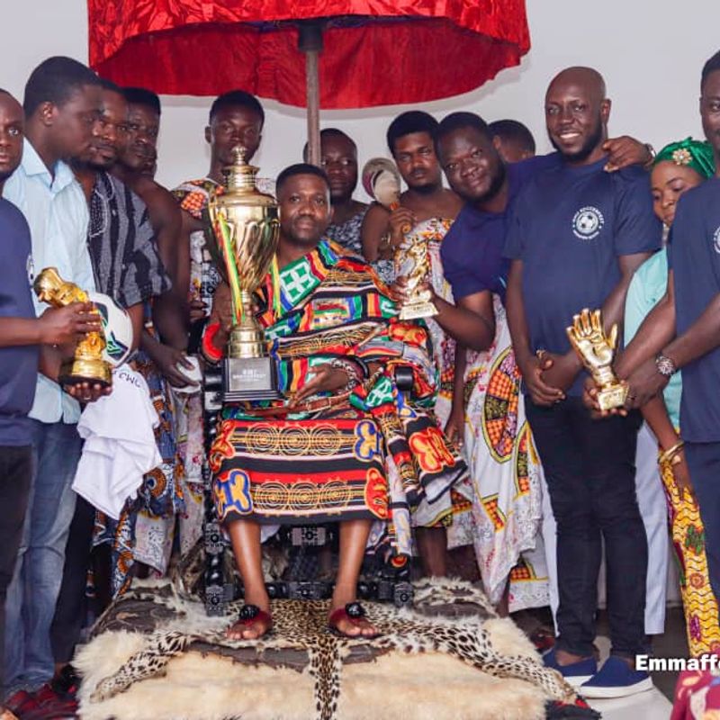 OMJ Foundation pays courtesy call on Okuapehene, HRM, Nana Kwasi Akuffo III