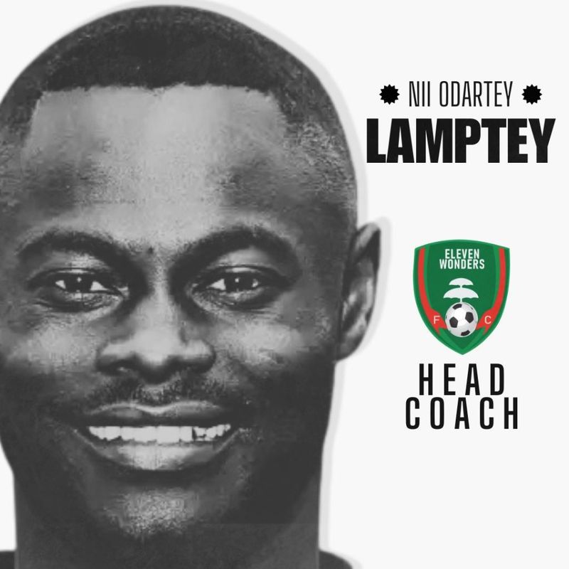 Odartey Lamptey takes charge at Eleven Wonders