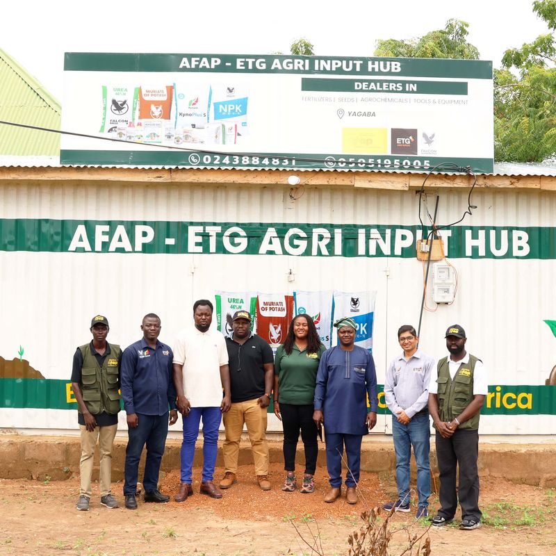Launch of the AFAP Farmer Service Centre Hub in Partnership with ETG in Yagaba - A boost to last-mile access for farmers