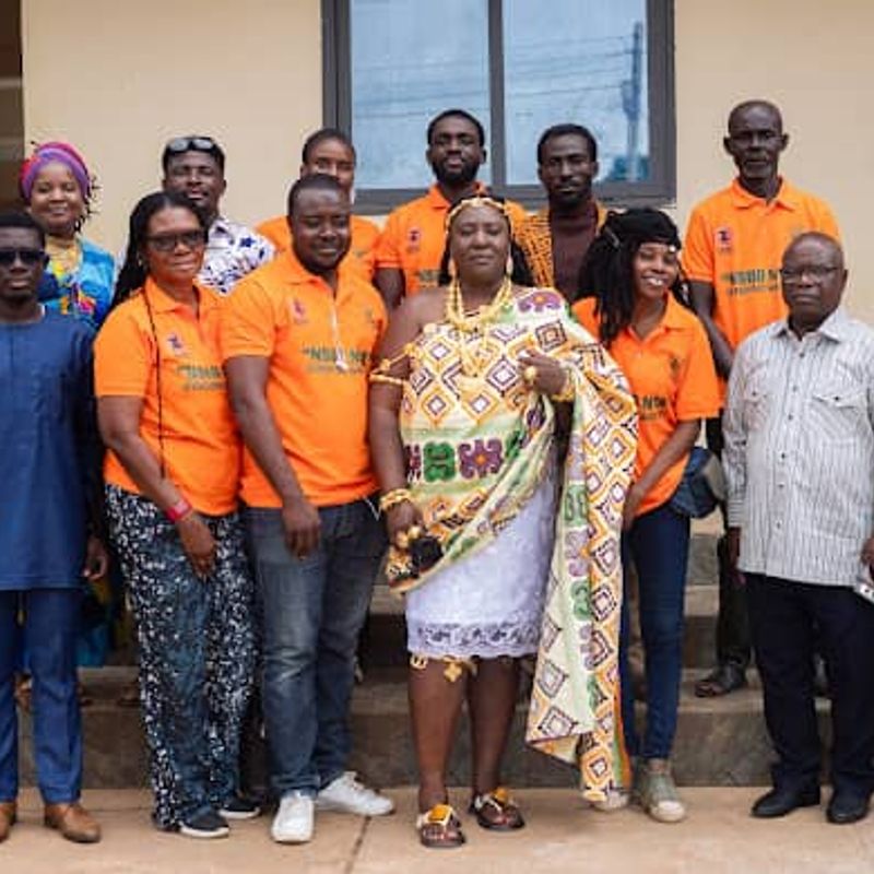 Asamang Tamfoe Nkosuhemaa leads tree-planting exercise to reclaim galamsay areas 