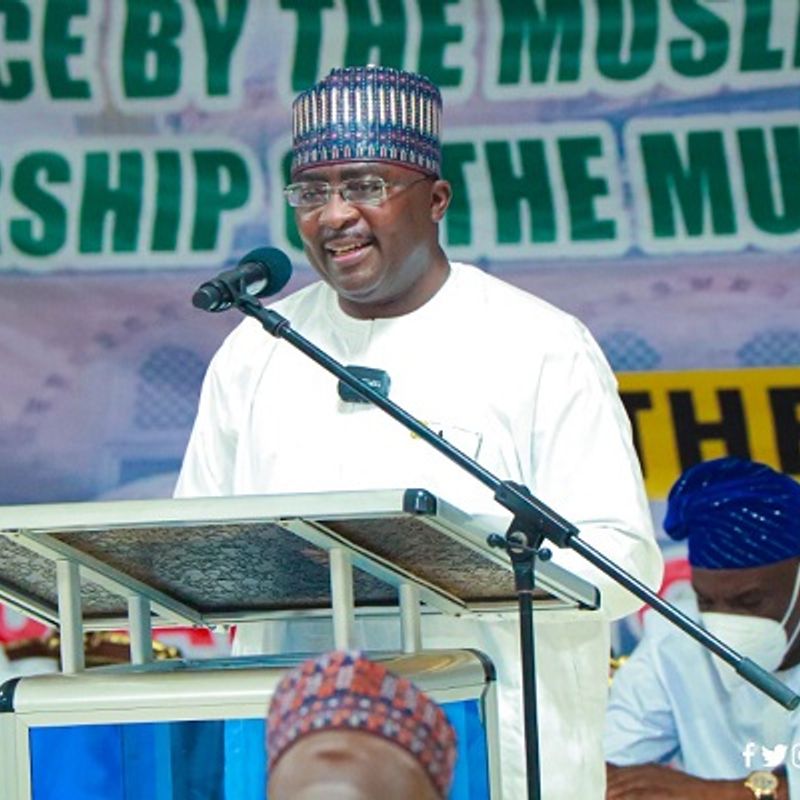 Bawumia urges Muslims to uphold virtues of kindness after Ramadan